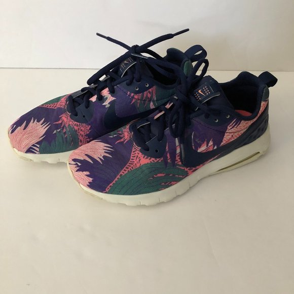 Nike 844890 Womens Air Max Motion Print Runners - Picture 1 of 5